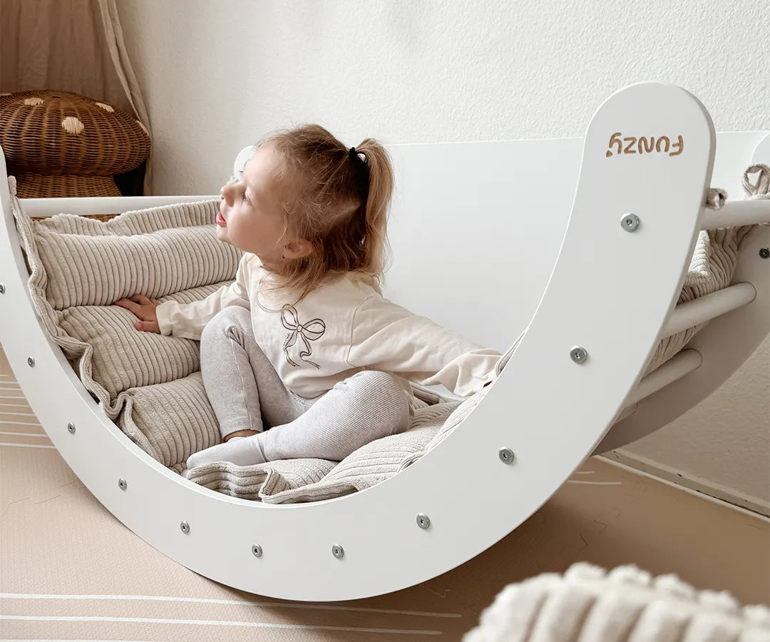 Ensemble arche d'escalade et coussin Funzy