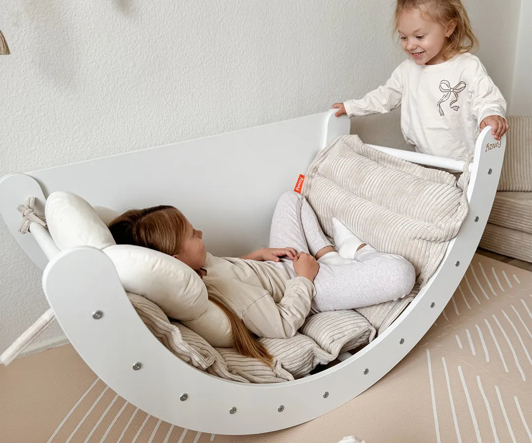 Ensemble arche d'escalade et coussin Funzy