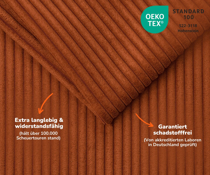 Housse de pouf pour canapé familial