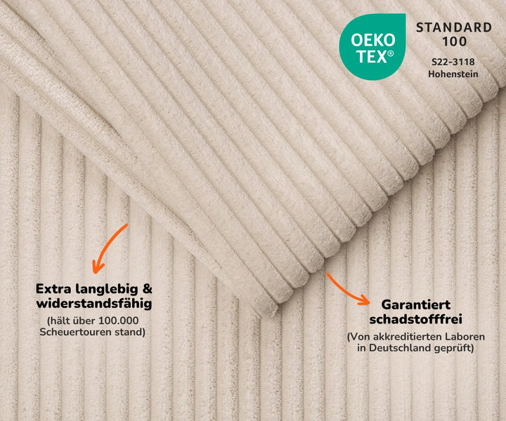 Housse de pouf pour canapé familial