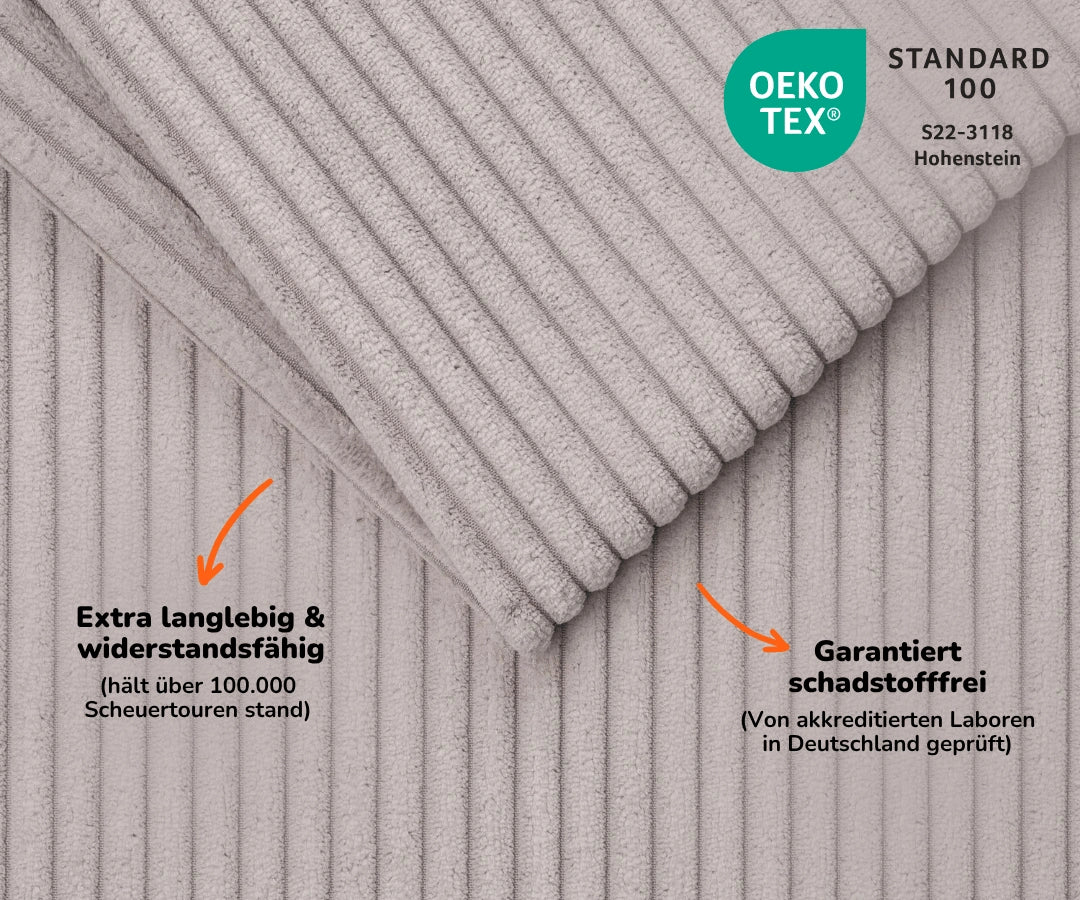 Housse de pouf pour canapé familial