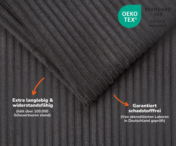 Housse de pouf pour canapé familial