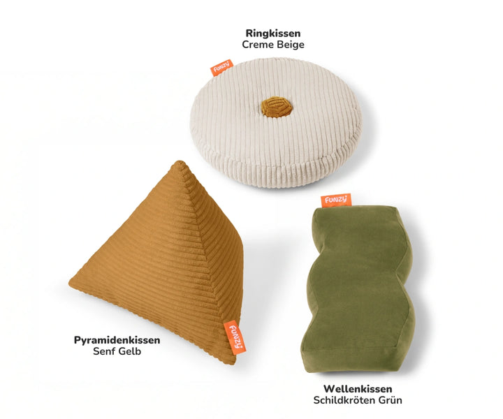 Ensemble d'oreillers amusants