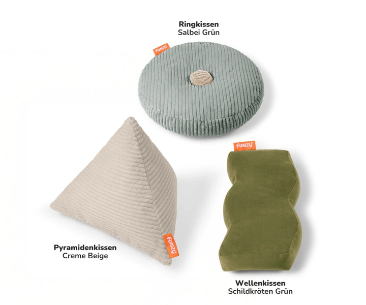 Ensemble d'oreillers amusants