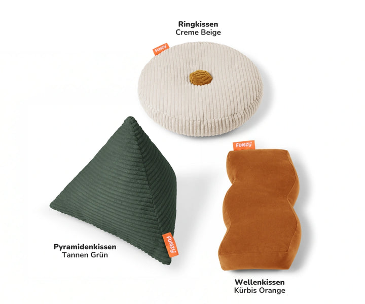 Ensemble d'oreillers amusants