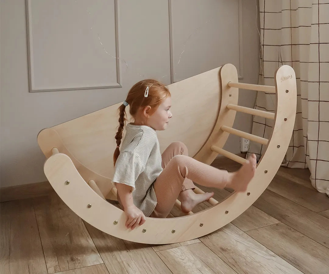 Ensemble arche d'escalade et coussin Funzy