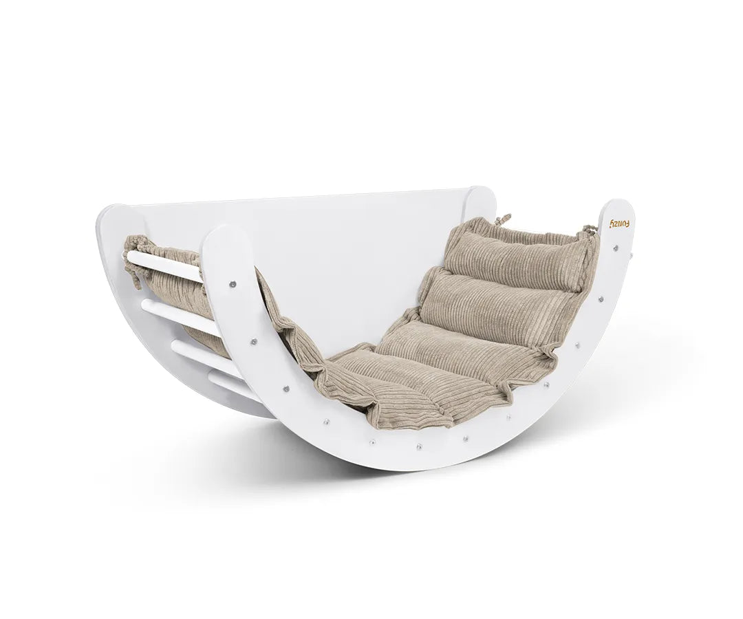 Ensemble arche d'escalade et coussin