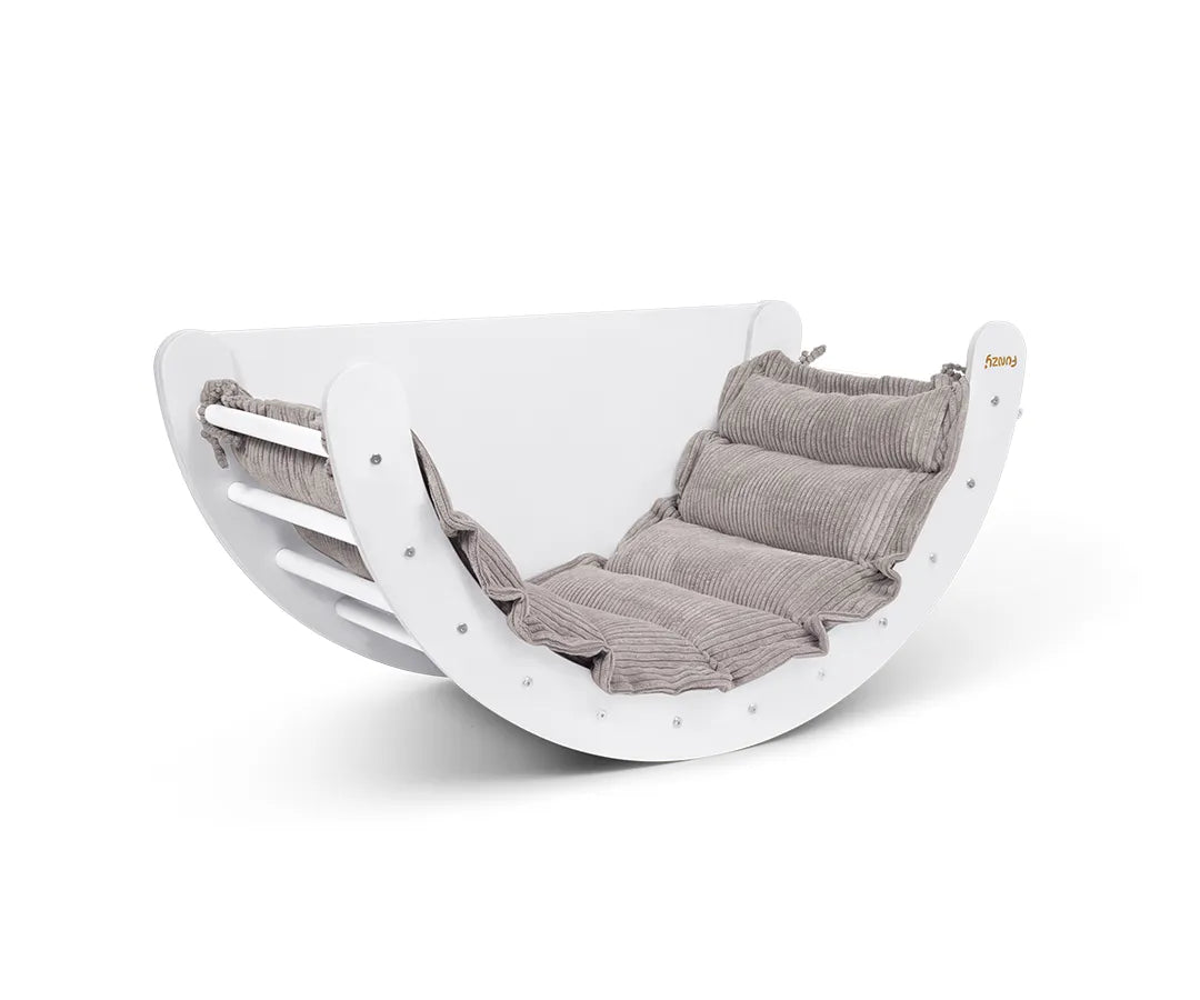 Ensemble arche d'escalade et coussin