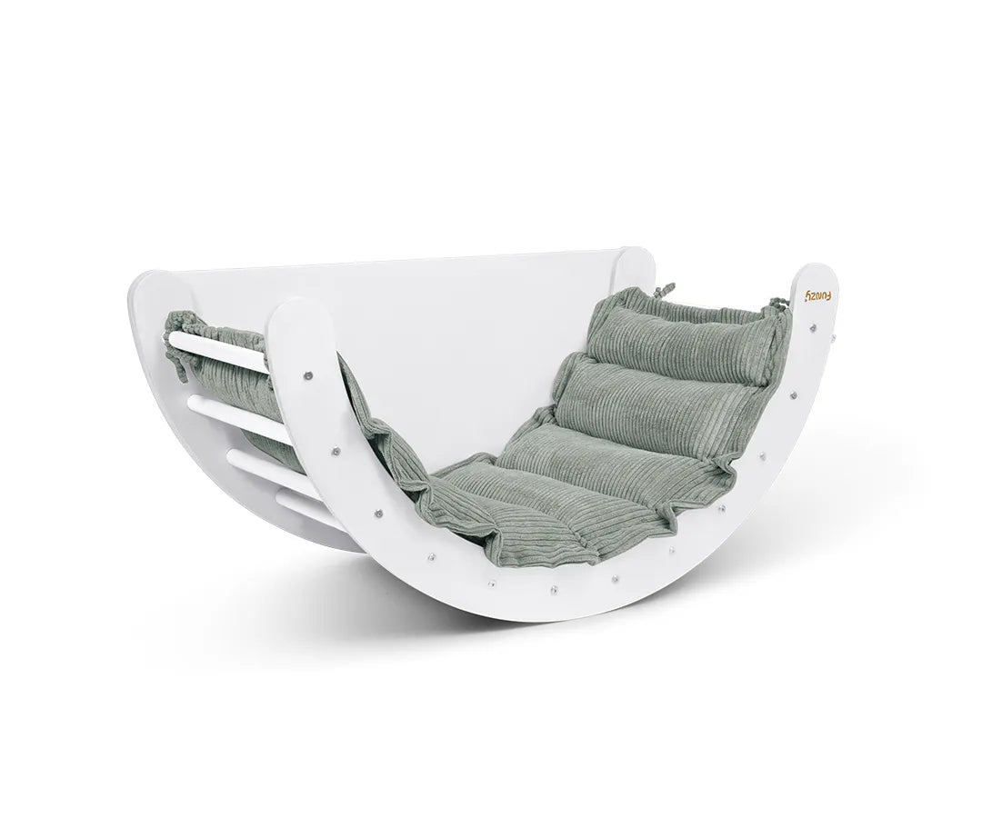 Ensemble arche d'escalade et coussin