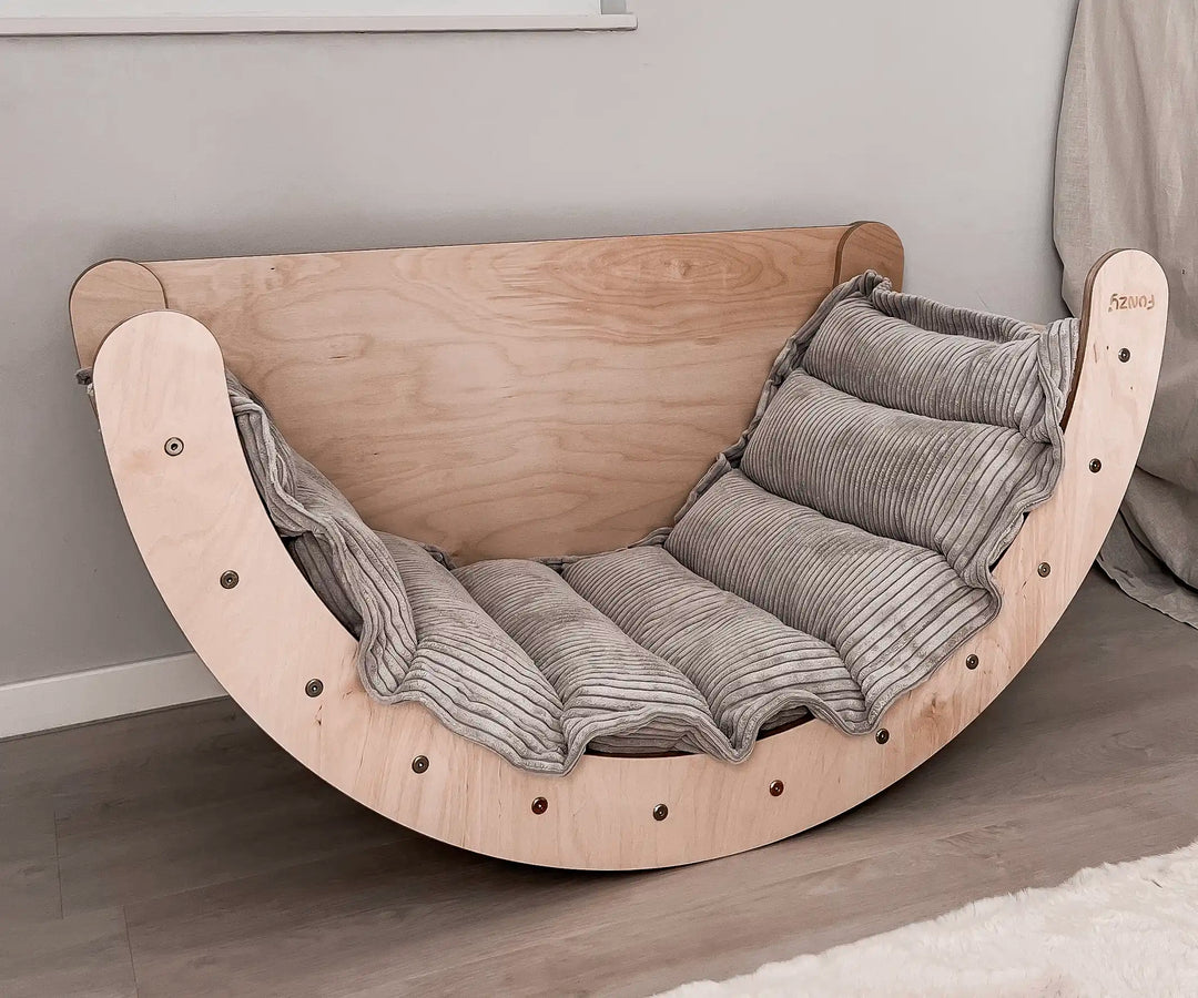 Ensemble arche d'escalade et coussin Funzy