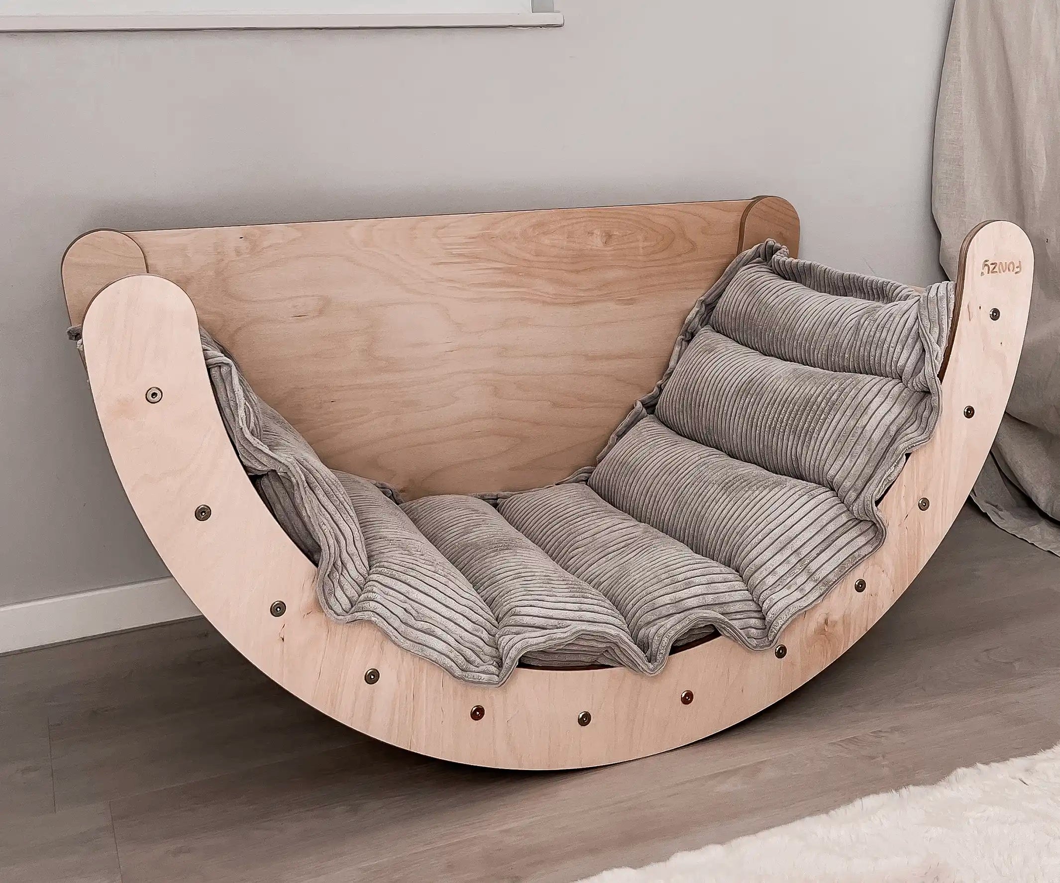 Ensemble arche d'escalade et coussin