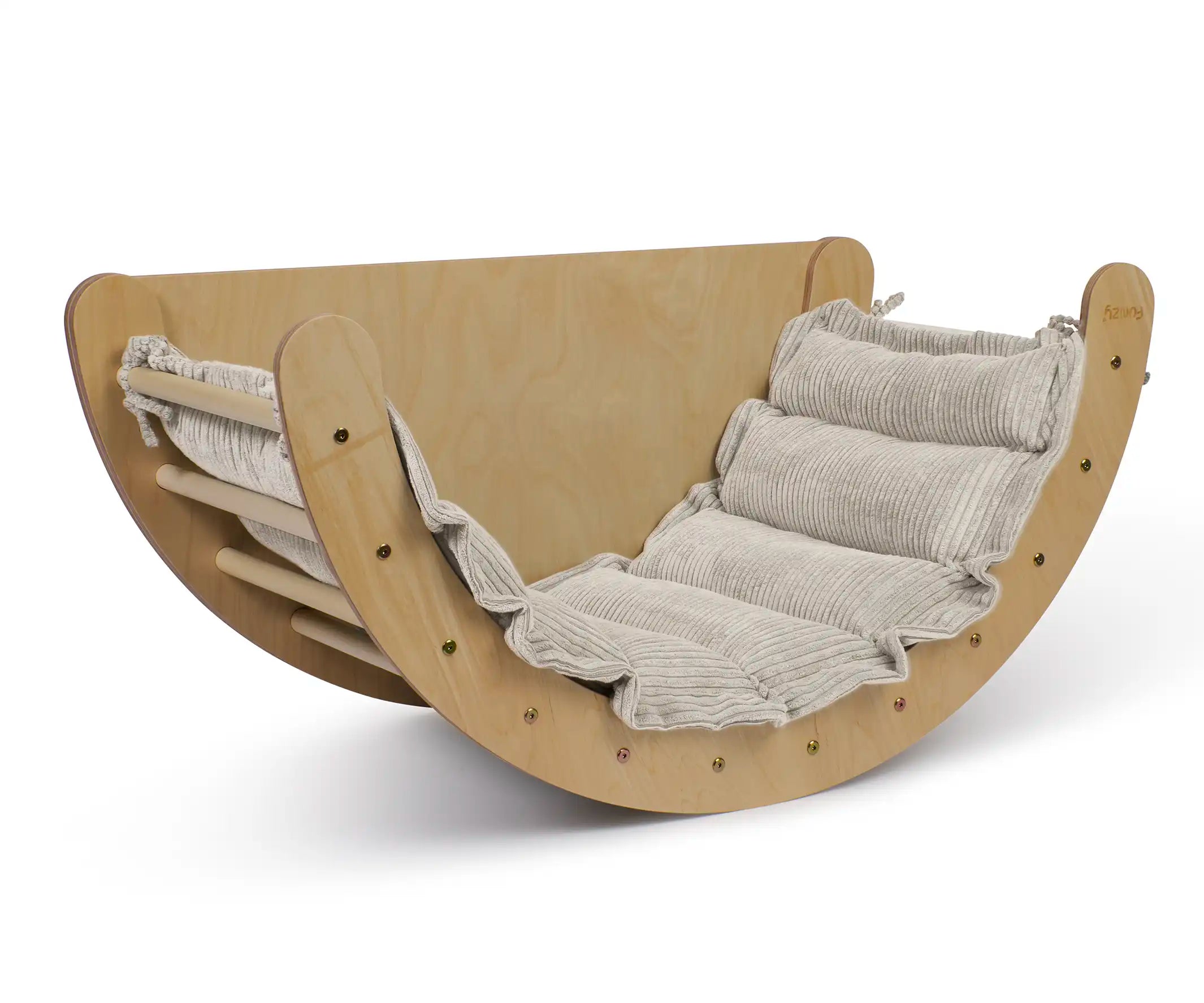 Ensemble arche d'escalade et coussin
