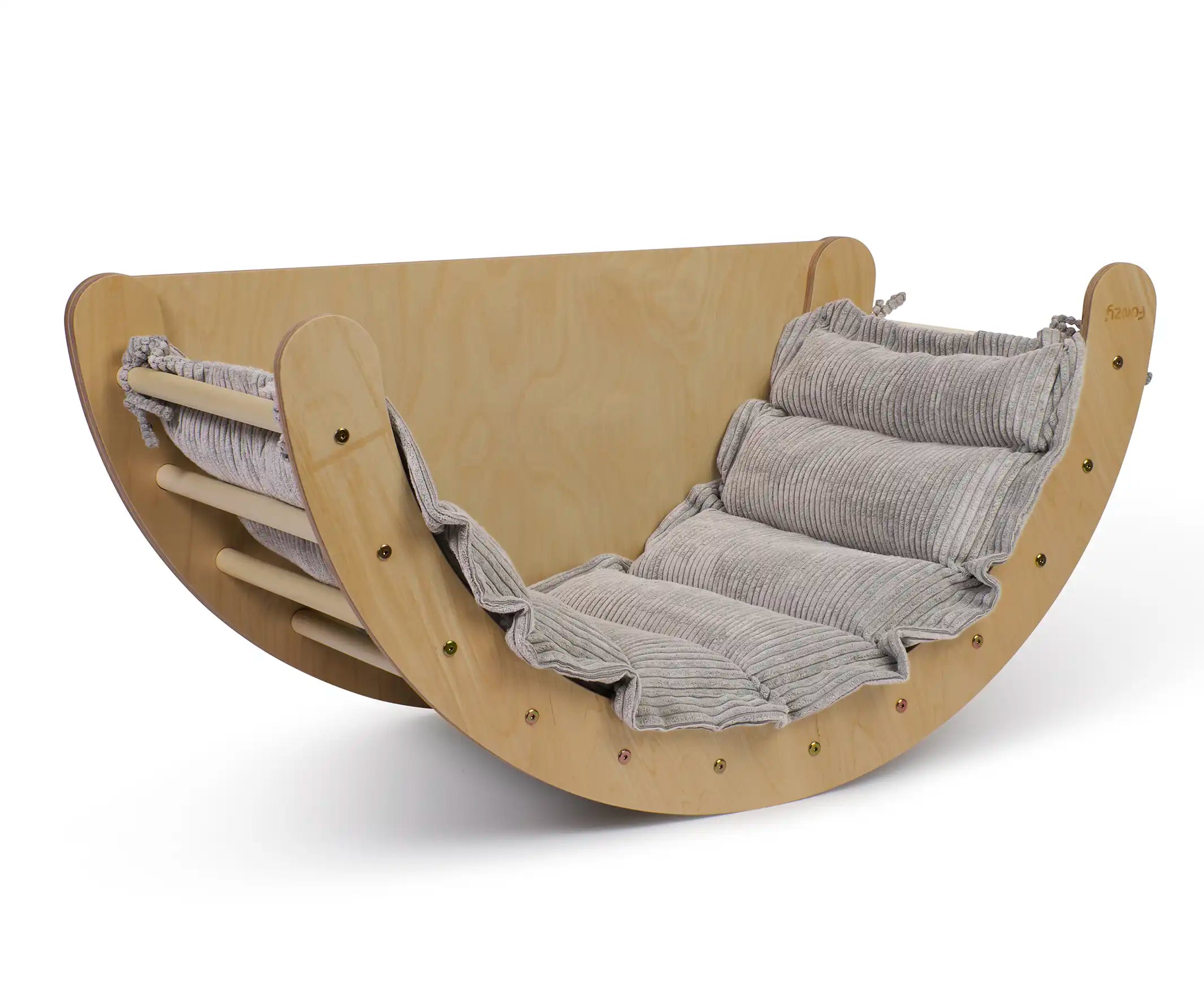 Ensemble arche d'escalade et coussin